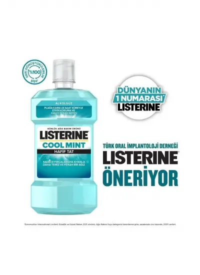 Listerine Total Care Cool Mint Ağız Gargarası 500 ml x2