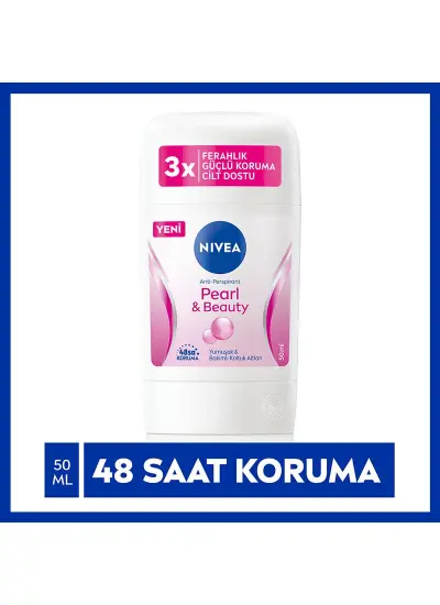 Nivea Kadın Stick Deodorant Pearl & Beauty 48 Saat Anti-Perspirant Koruma 50 ml