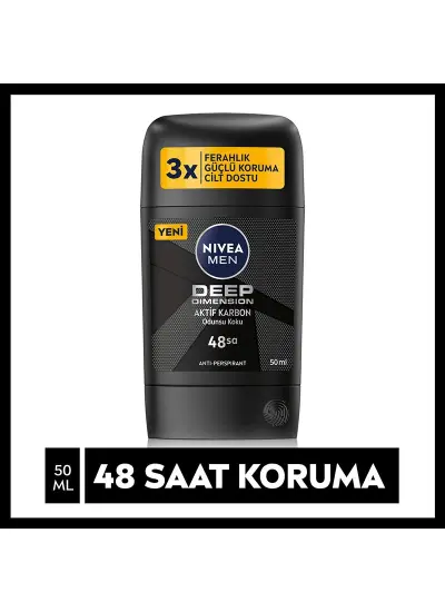 Nivea Men Deep Dimension Erkek Stick Deodorant 50 ml