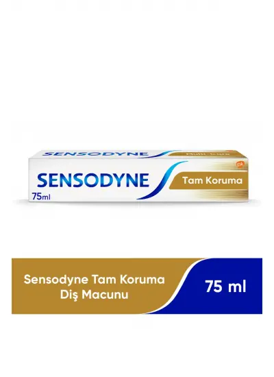 Sensodyne Tam Koruma Diş Macunu 75 ml + Diş Fırça Hediyeli