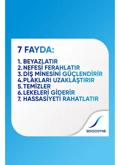 Sensodyne Tam Koruma Diş Macunu 75 ml + Diş Fırça Hediyeli