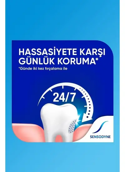 Sensodyne Tam Koruma Diş Macunu 75 ml + Diş Fırça Hediyeli