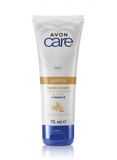 Avon Care Gentle Multi-Biotics & Vanilya Içeren E Vitaminli Kuru Ciltler İçin El Kremi 75 Ml.