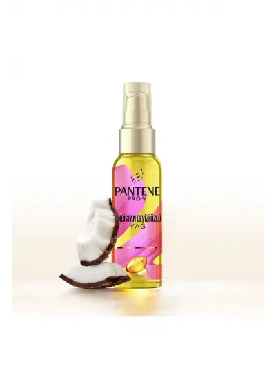 Pantene Pro-v Hindistan Cevizi Özlü Saç Bakım Yağı, Derinlemesine Nemlendirme 100ml