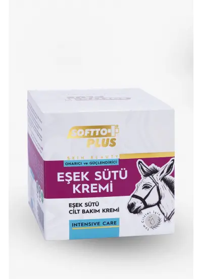 Softto Plus ONARICI & CİLT GÜÇLENDİRİCİ EŞEK SÜTÜ KREM 50 ML