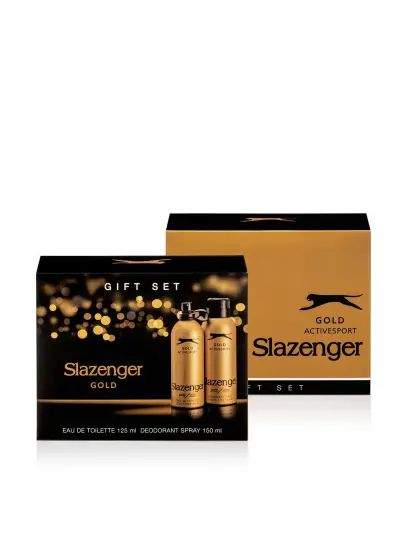 Slazenger Active Sport Gold 125 Ml + 150 Ml Deodorant Erkek Parfümü