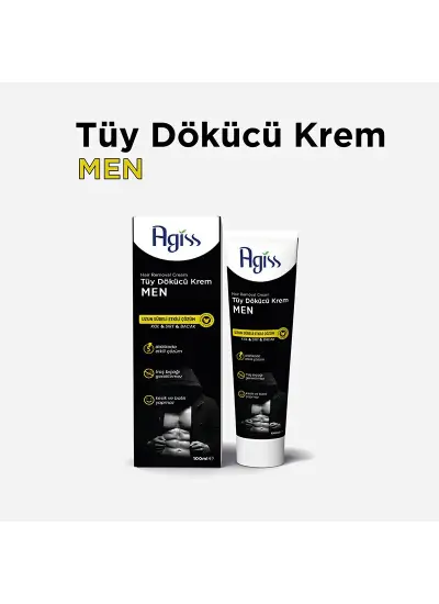 Agiss Erkek Tüy Dökücü Krem 100 ml