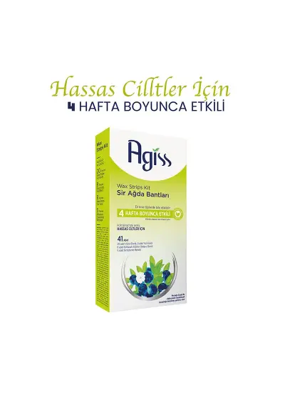 Agiss Sir Ağda Bantları 41'li (Hassas Ciltler İçin)