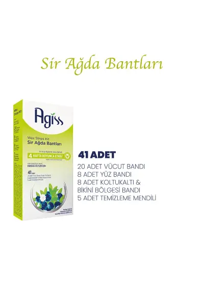 Agiss Sir Ağda Bantları 41'li (Hassas Ciltler İçin)