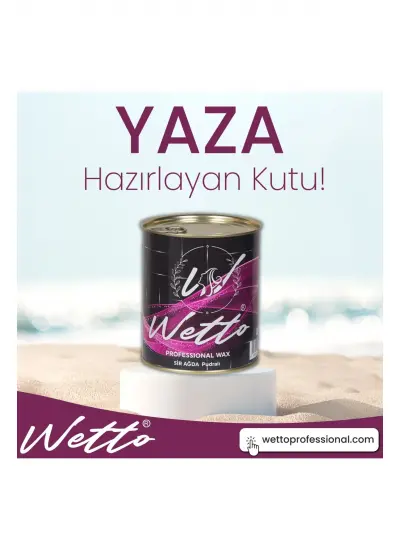 Wetto  Wetto Pudralı Konserve Ağda 800 Gr