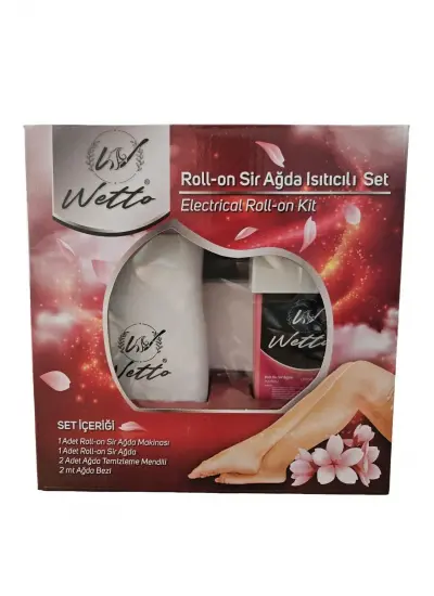 Wetto Roll-on Sir Ağda Isıtıcılı Set