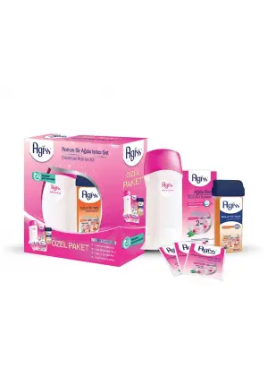 Agiss Roll-On Sir Ağda Isıtıcılı Pratik Set