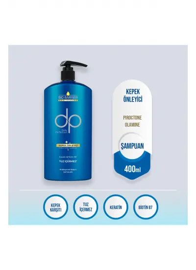 dp Daily Perfection Bio Barrier Şampuan Kepek Önleyici Şampuan 400 ml