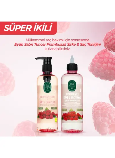 Eyüp Sabri Tuncer Frambuazlı Sirke & Süper Şampuan 500 ml