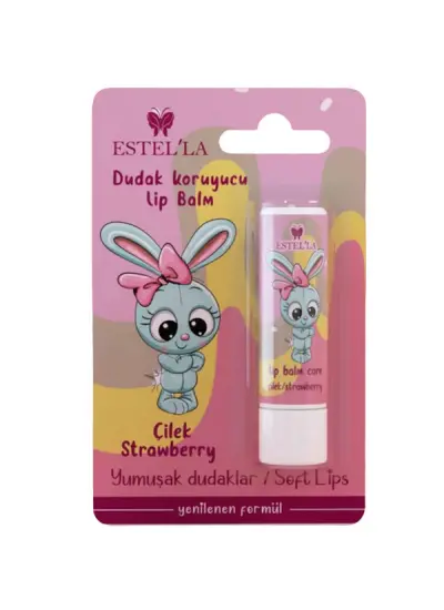 Çocuk Dudak Koruyucu Lip Balm Çilekli 5 gr