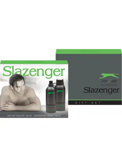 Slazenger Edt Yeşil Erkek Parfüm 125ml + Deodorant 150 ml