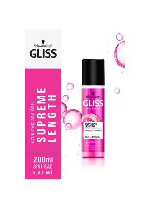 Gliss Supreme Length Sıvı Saç Bakım Kremi 200ml