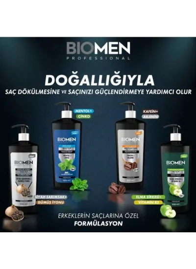 Biomen Professionl Elma Sirkesi&vitamin B3 şampuan 1000 Ml