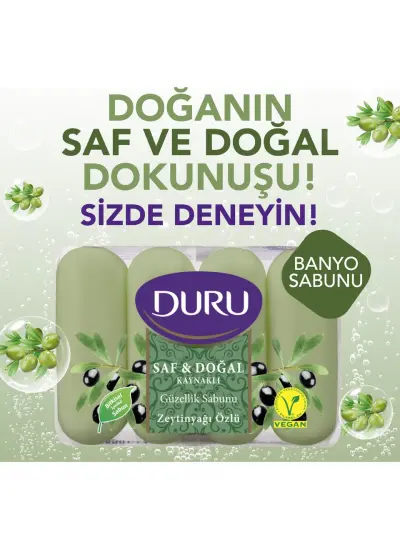 Duru Saf & Doğal Zeytinyağlı Güzellik Sabunu 280 gr