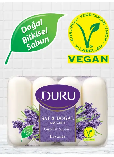 Duru Saf & Doğal Kaynaklı Lavanta Güzellik Sabunu 280 gr