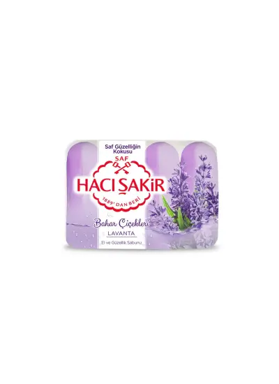 Hacı Şakir Bahar Çiçekleri Lavanta Güzellik Sabunu 4X70 Gr