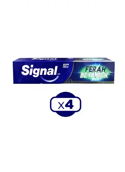 Signal Ferah Beyazlık 50 ml Diş Macunu X4