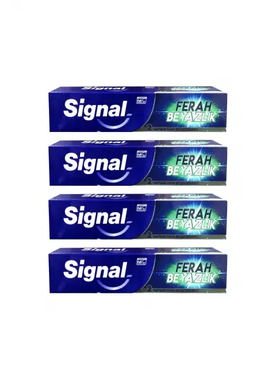 Signal Ferah Beyazlık 50 ml Diş Macunu X4