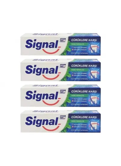 Signal Nane Ferahlığı Çürüklere Karşı 50 ml Diş Macunu X4