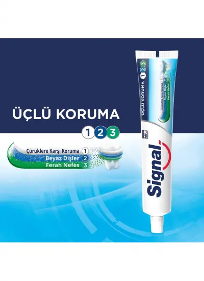 Signal Nane Ferahlığı Çürüklere Karşı 50 ml Diş Macunu X4