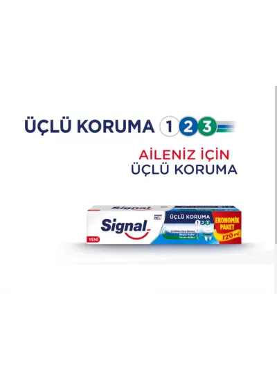 Signal Nane Ferahlığı Çürüklere Karşı 50 ml Diş Macunu X4