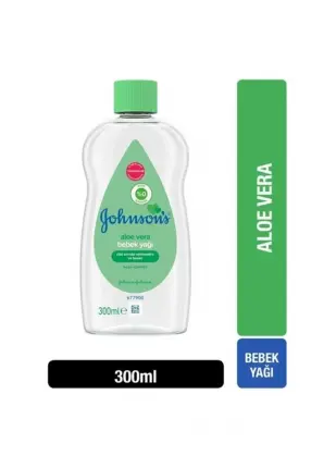 Johnson's Baby Bebe Yağı 300ml Aloe Vera