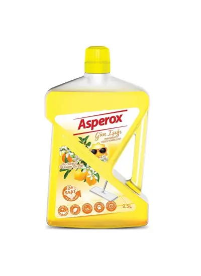 Asperox Portakal Gün Işığı Limon Çiçeği Yüzey Temizleyici 2,5 Lt