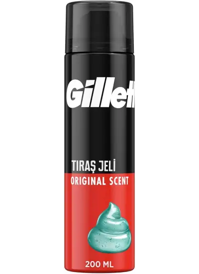 Gillette Classic Orijinal Kokulu Tıraş Jeli 200 ml