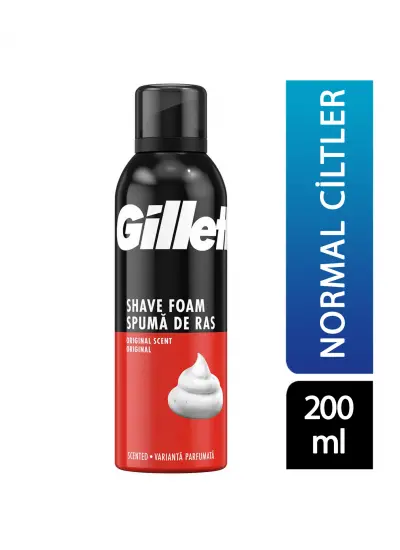 Gillette Tıraş Köpüğü 200 ml Normal