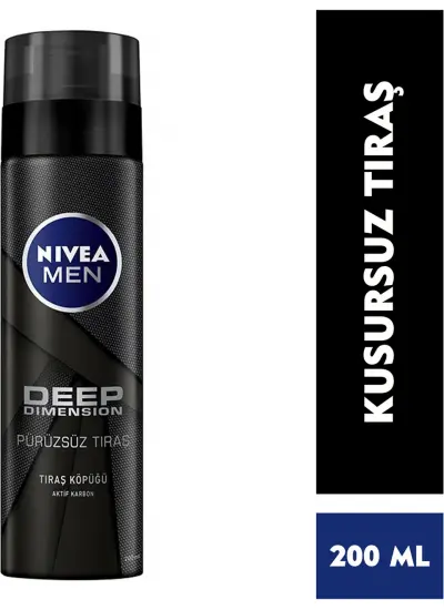 NIVEA Men Deep Dımensıon Tıraş Köpüğü 200 Ml