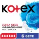 Kotex Ultra Ped Gece 6'lı x3