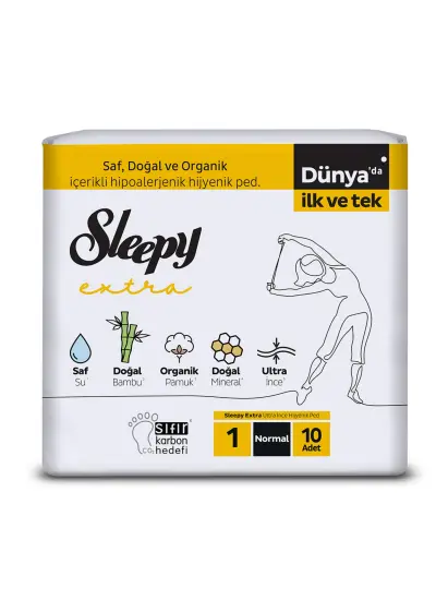 Sleepy Extra Ultra İnce Hijyenik Ped Normal 10'lu x6