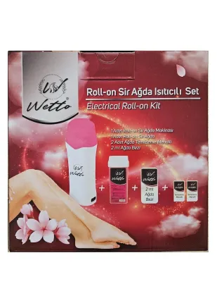 Wetto Roll-on Sir Ağda Isıtıcılı Set Wetto Roll-on Sir Ağda Isıtıcılı Set