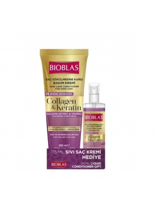 Bioblas Collagen&Keratin Saç Dökülmesine Karşı Bakım Kremi 250ml