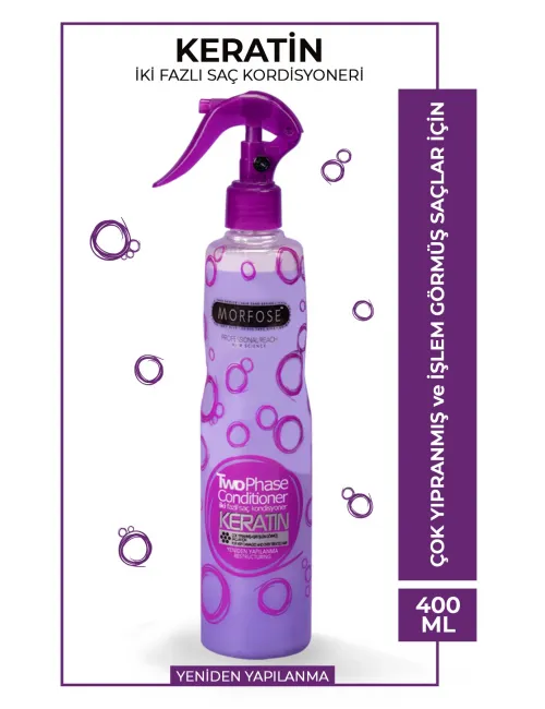 Morfose Keratin Içerikli Fön Suyu Mor 400 Ml