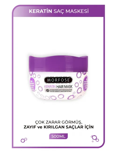 Morfose Keratin Saç Bakım Maskesi 500 ml