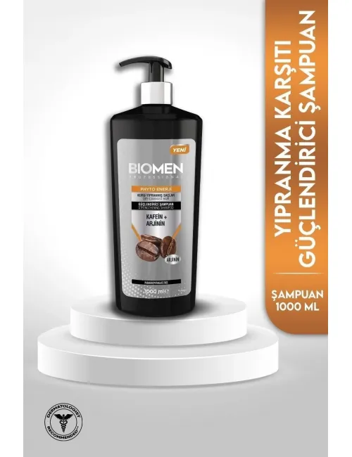 Biomen Professional Kafein&arjinin Kuru Ve Yıpranmış Saçlar Için Şampuan 1000 Ml
