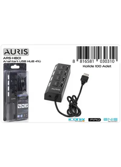 4 Port Usb 2.0 Hub Çoğaltıcı Çoklayıcı Swıtch Hızlı Çoklama Laptop Bilgisayar Uyumlu HB01