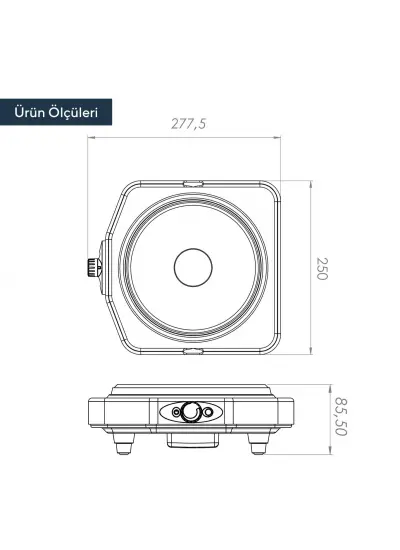 Kumtel HOTPLATE 1500Watt Elektrikli Ocak