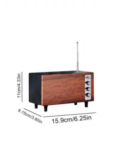 Helsınkı HS-1961 1800Mah Usb/Bt/Fm Retro Ve Dekoratif Radıo