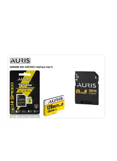 Auris 128 GB MicroSD Hafıza Kartı