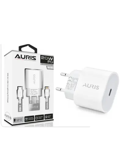 Auris Ars-Ch21 20W Usb-C'den Lightning PD Şarj Cihazı