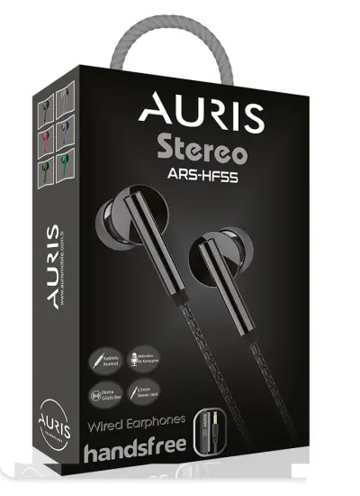 Auris Ars-Hf55 3.5mm Jack  Mikrofonlu  Kumandalı  Kulaklık