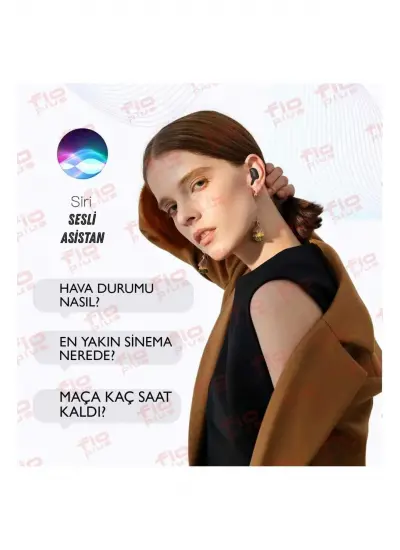 FİOPLUS Pro 5 Ios Android Uyumlu Dokunmatik Bluetooth Kulaklık 8d Stereo Hd Ses pro 5 bluetooth kulaklık