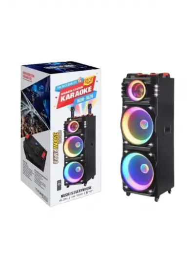 Blic NDR-1526 3500W, Karaoke sistemli  Mikrofonlu Kumandalı  Bluetooth Hoparlör